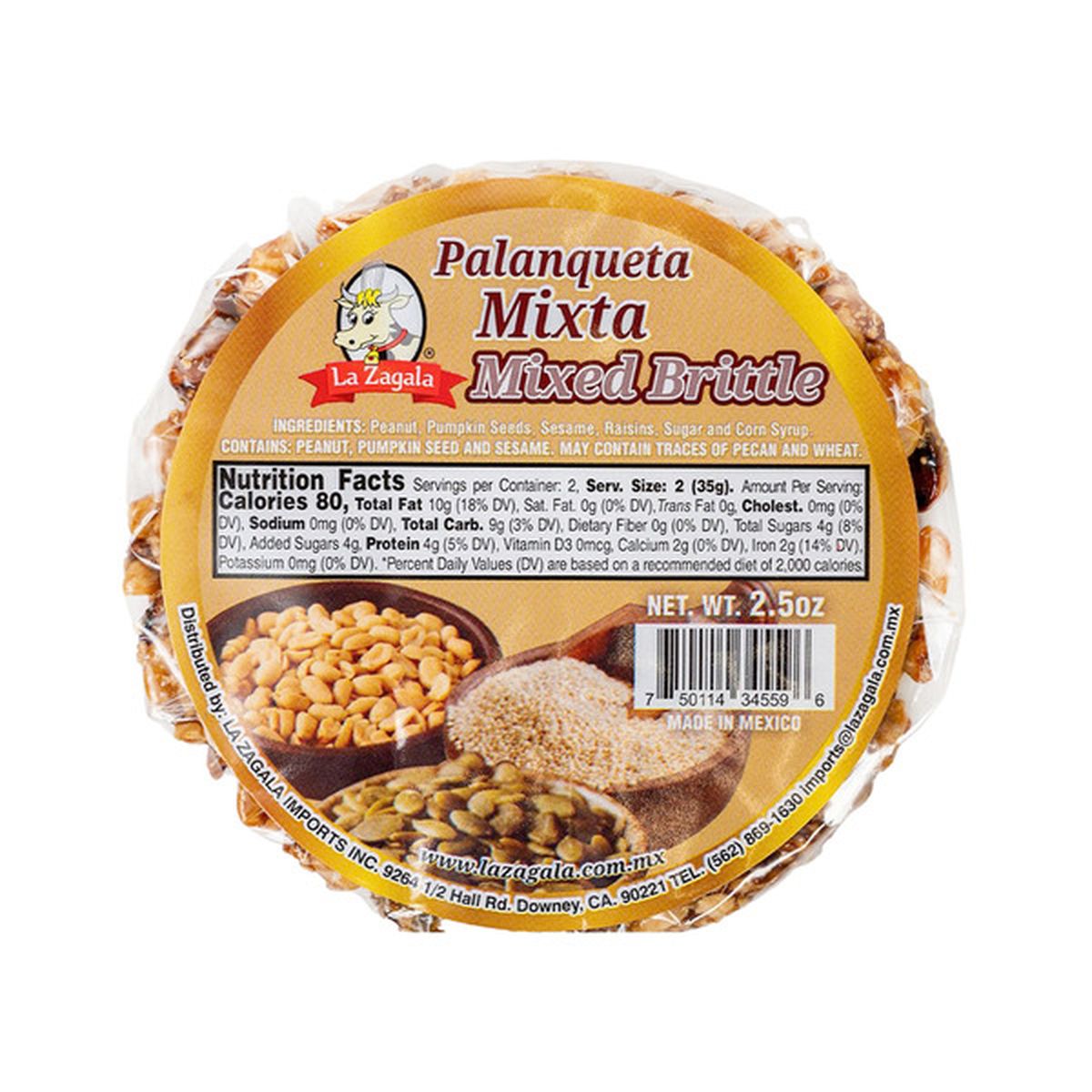 Palanqueta Mixta La Zagala Mixed Brittle (2.5 oz) Delivery or Pickup ...