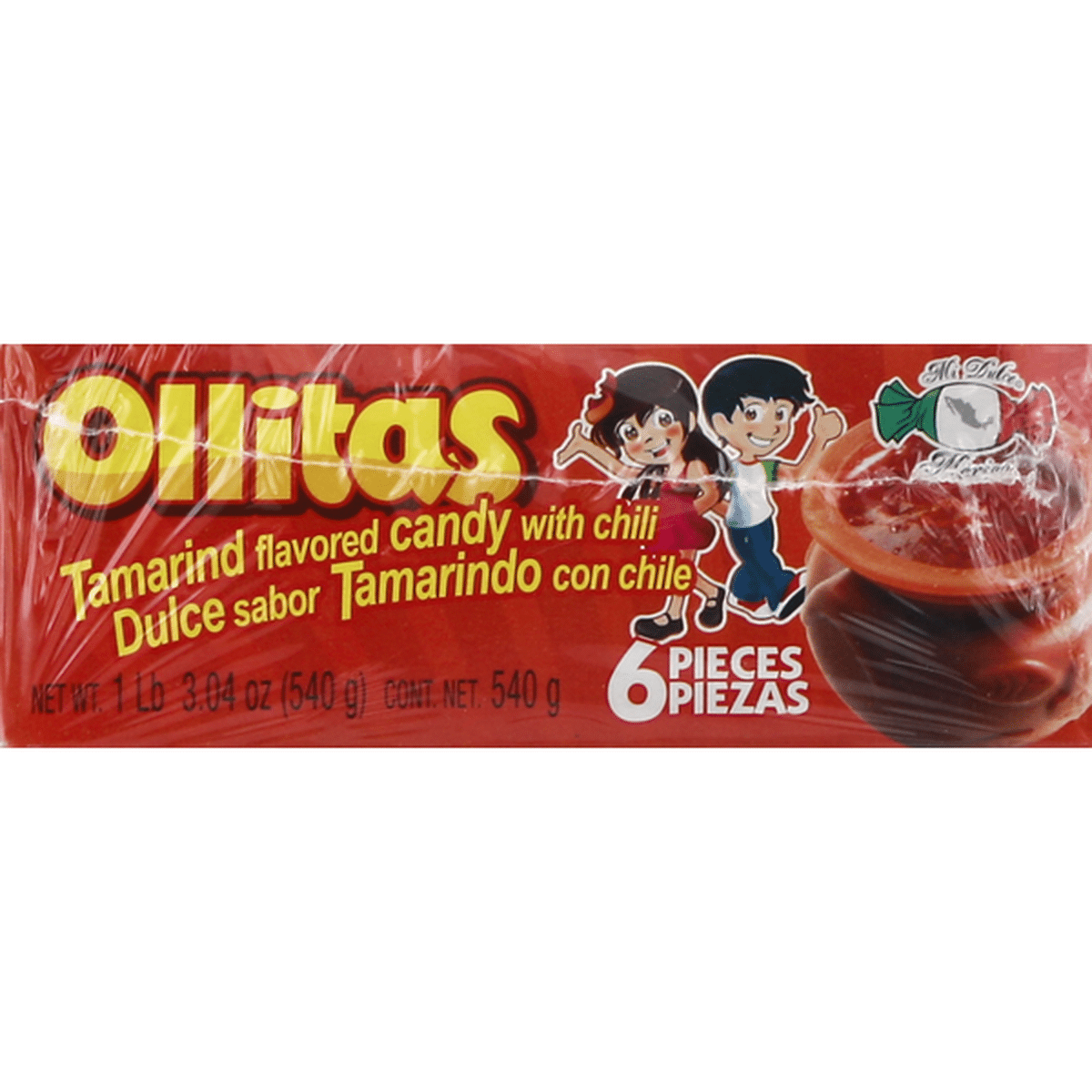 Mi Dulce Mexico Candy, Tamarind Flavored, Ollitas (6 Ct) Delivery Or ...