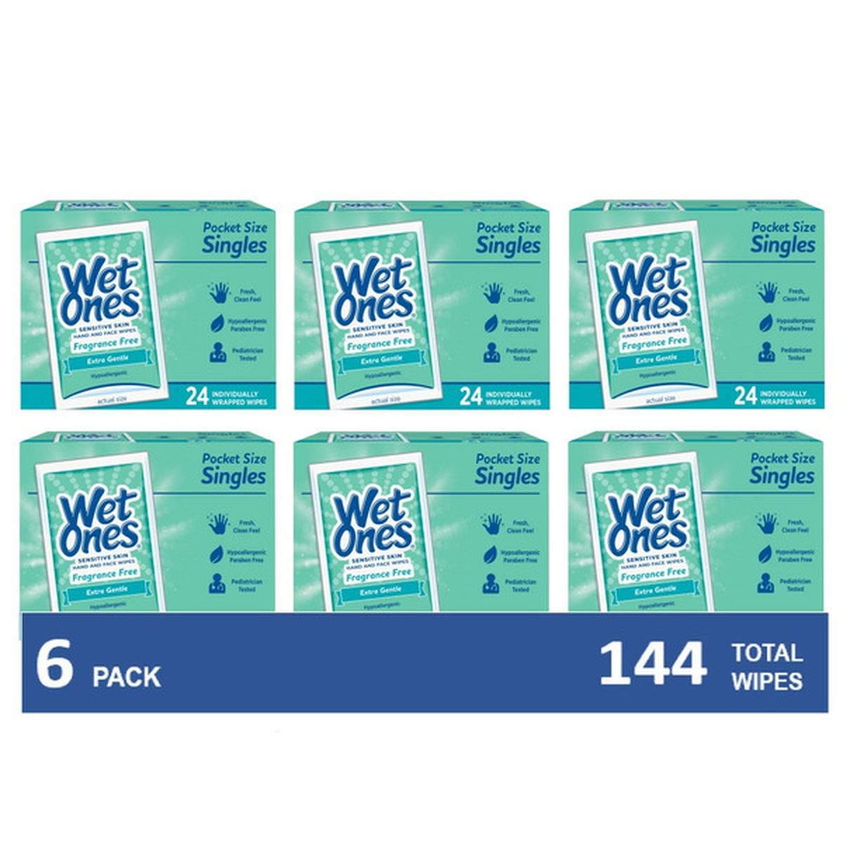 Wet Ones Pack Hand Wipes Individually Wrapped Singles Count