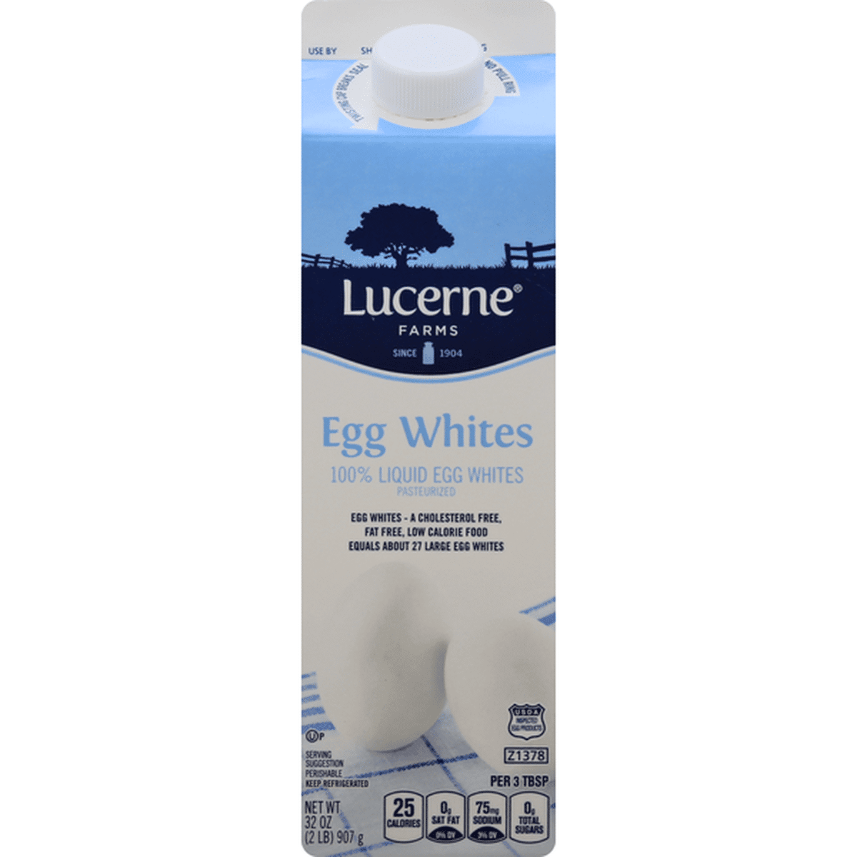 Lucerne Egg Whites, 100% Liquid (32 oz) Delivery or Pickup Near Me -  Instacart