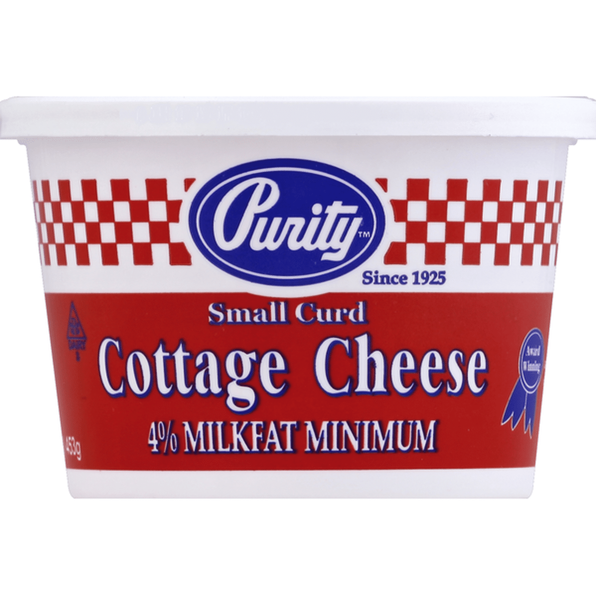 Purity Cottage Cheese, Small Curd, 4% Milkfat Minimum (16 Oz) Delivery ...