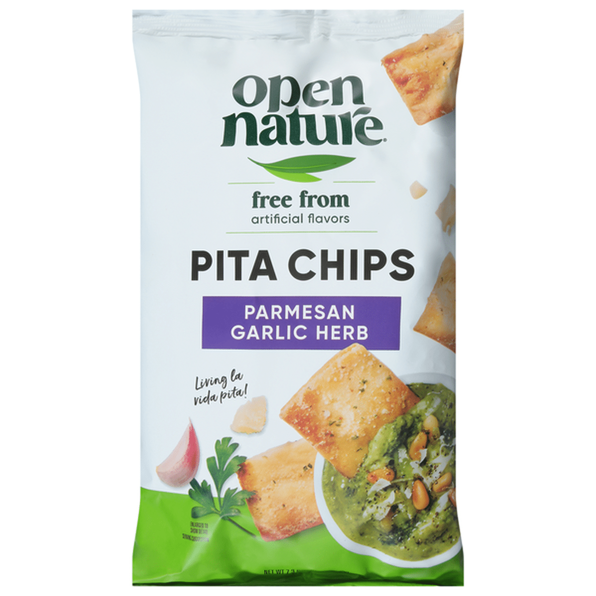 Open Nature Pita Chips, Parmesan Garlic Herb (7.3 oz) Delivery or