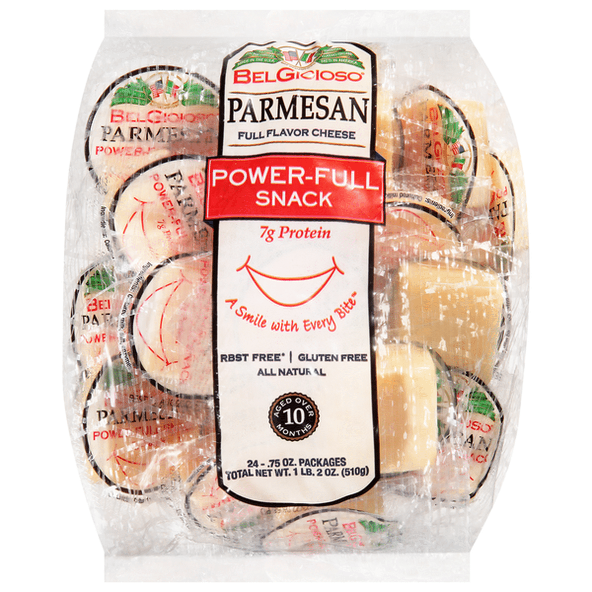 Belgioioso Parmesan Cheese Snack Pack 075 Oz Delivery Or Pickup Near Me Instacart