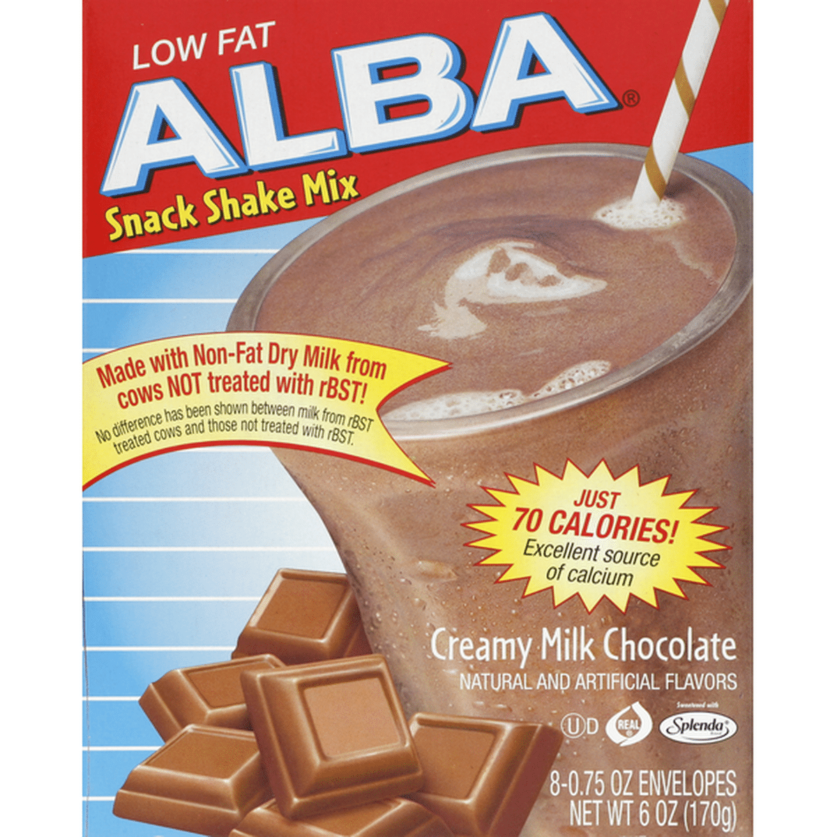 Alba Botanica Snack Shake Mix, Creamy Milk Chocolate (8 ct) Delivery or  Pickup Near Me - Instacart