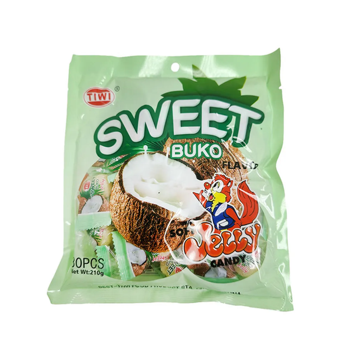 TIWI Sweet Buko Jelly Candy (210 g) Delivery or Pickup Near Me - Instacart