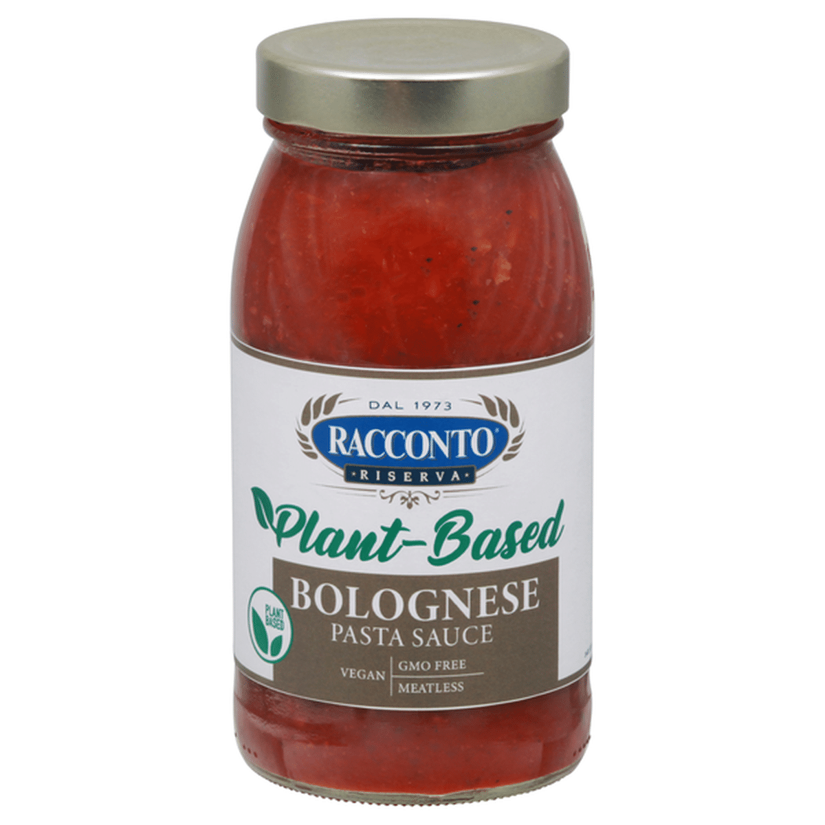 Racconto Italian Foods Pasta Sauce, Bolognese, Plant Based (24 oz) Delivery  or Pickup Near Me - Instacart