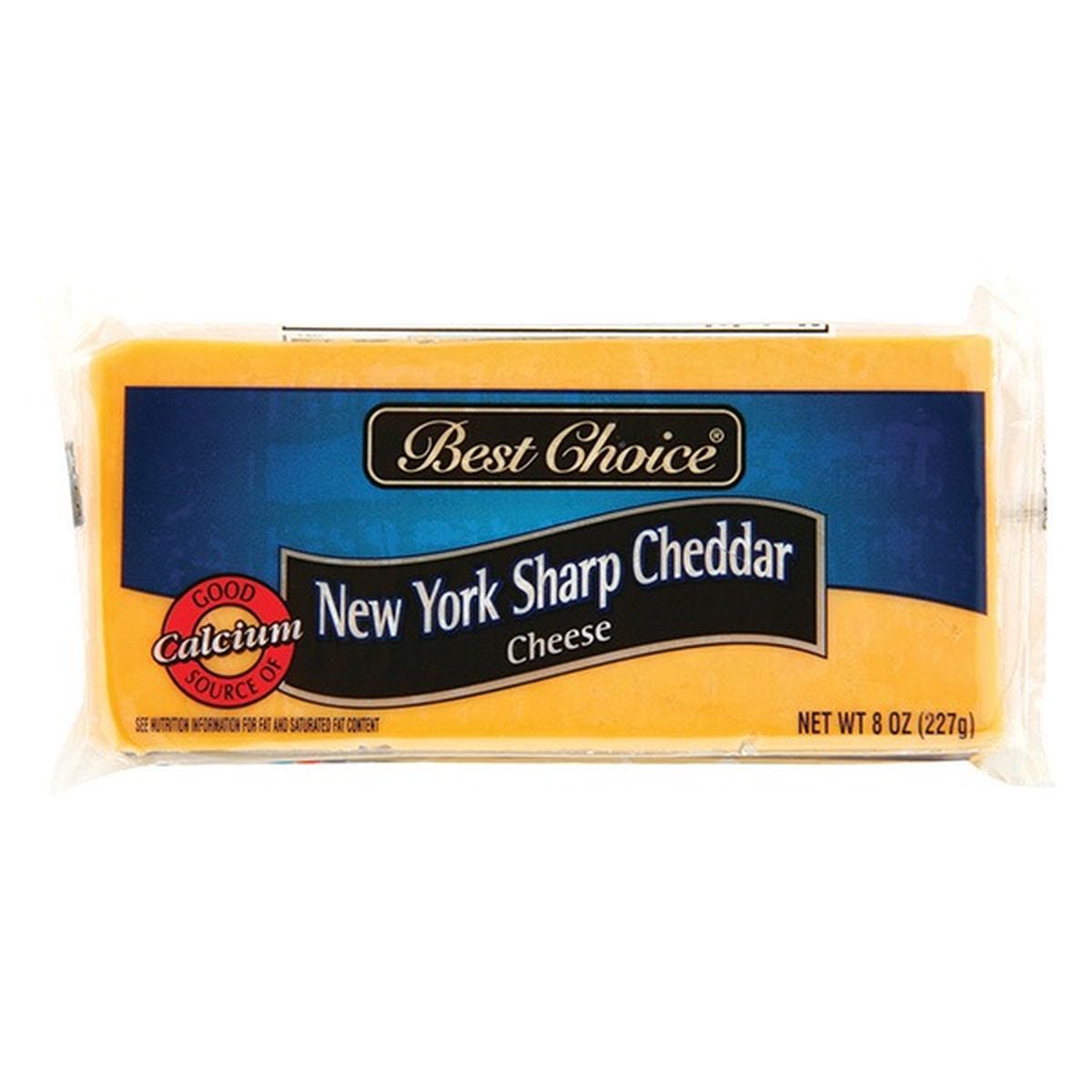 Best Choice New York Sharp Cheddar Cheese (8 oz) Delivery or Pickup ...