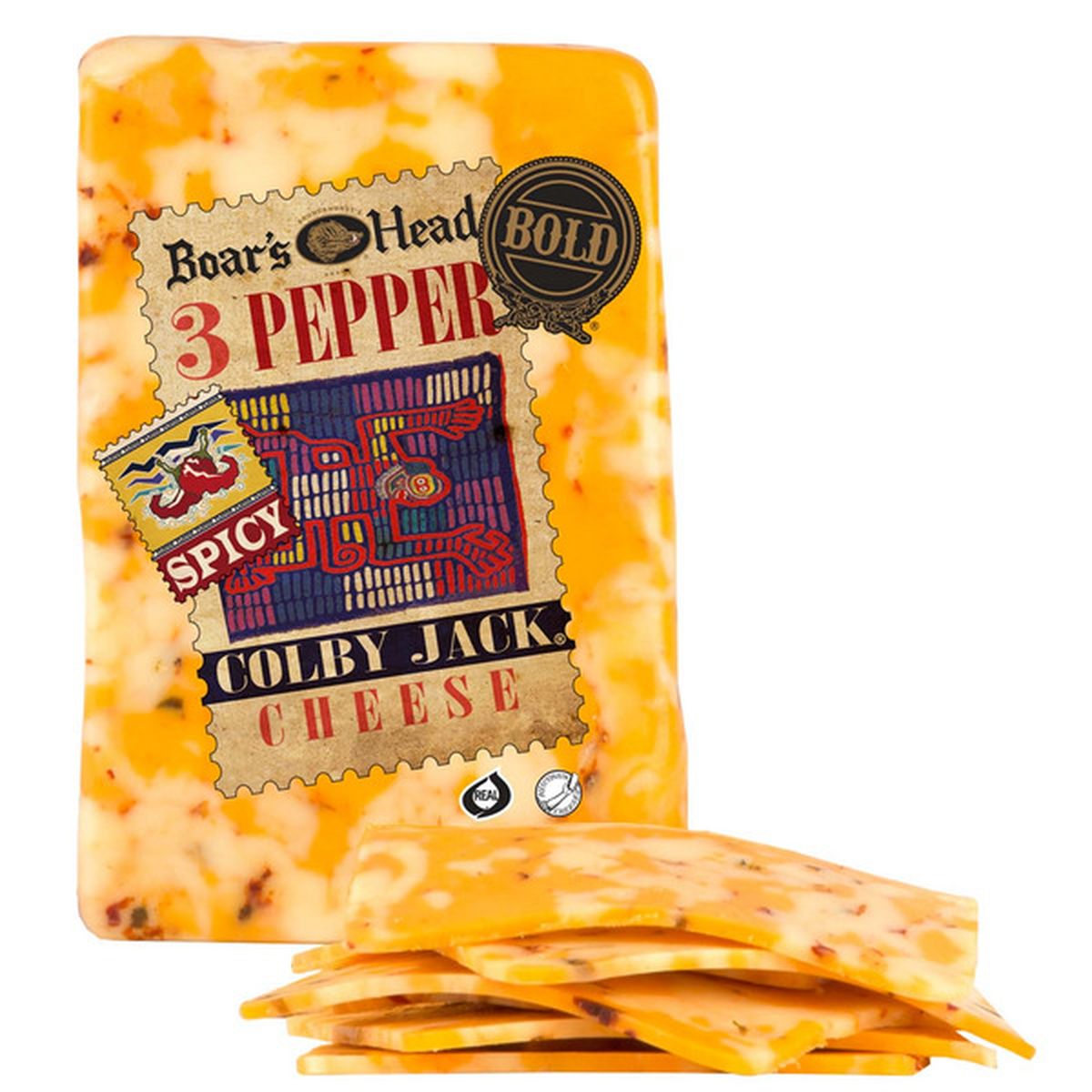 Boar's Head 3 Pepper Colby Jack Cheese (1 lb) Delivery or Pickup Near ...