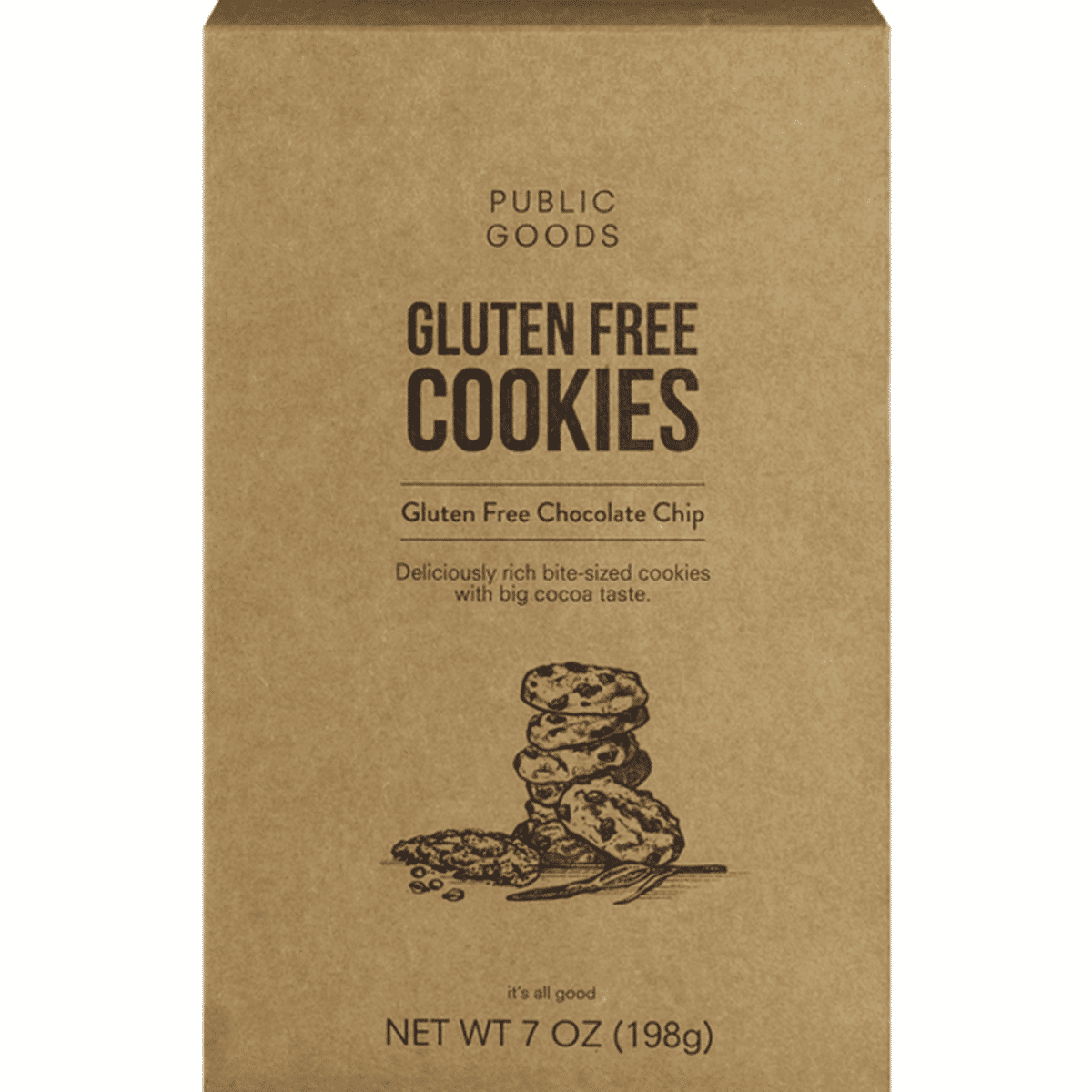 Public Goods Gluten-Free Chocolate Chip Cookies (7 oz) Delivery or Pickup  Near Me - Instacart