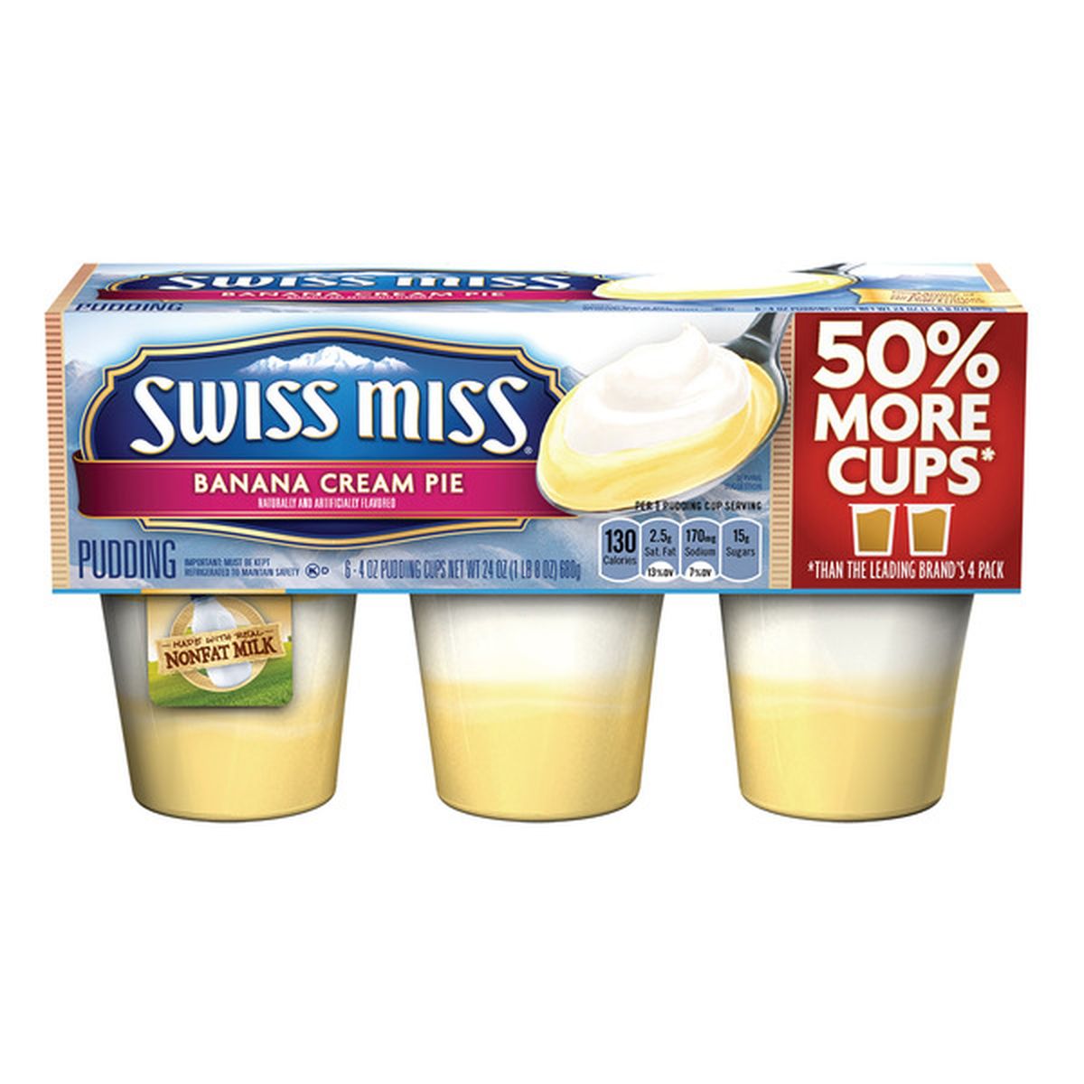 Swiss Miss Banana Cream Pudding (24 oz) Delivery or Pickup Near Me -  Instacart