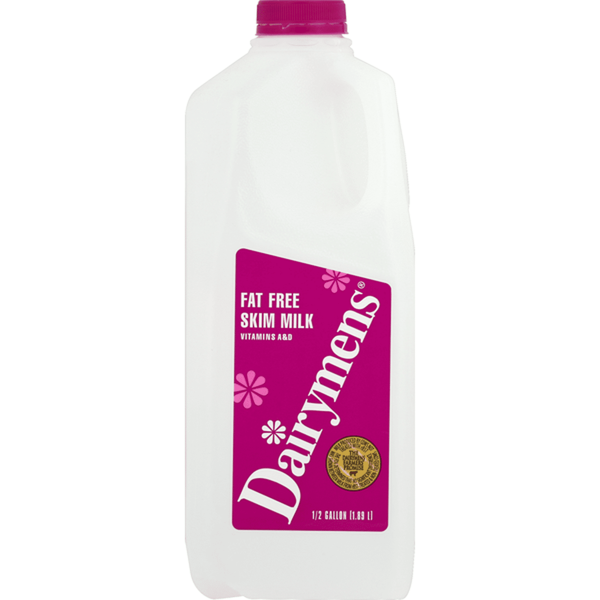 Dairymens Skim Milk Fat Free 0 5 Gal Delivery Or Pickup Near Me