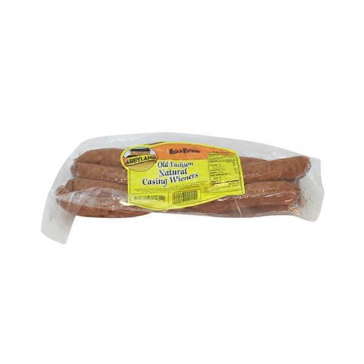 Abbyland Old Fashion Natural Casing Wieners 24 Oz Delivery Or Pickup