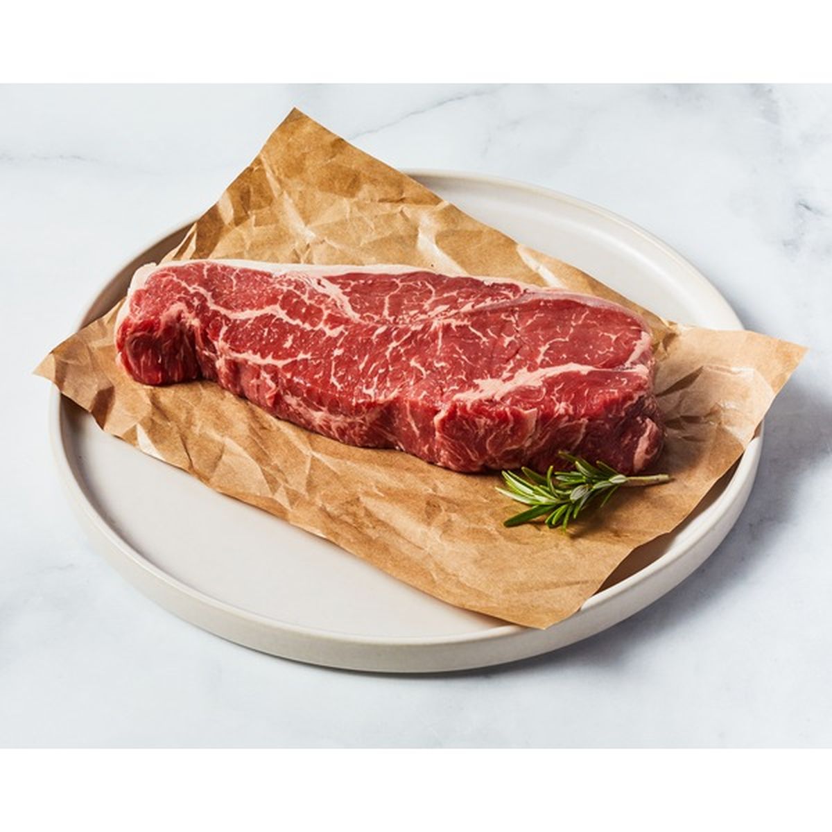 Usda Choice Bone In New York Beef Top Loin Strip Steak Each