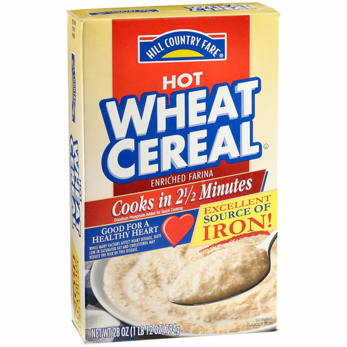 Hill Country Fare Hot Wheat Cereal Enriched Farina (28 oz