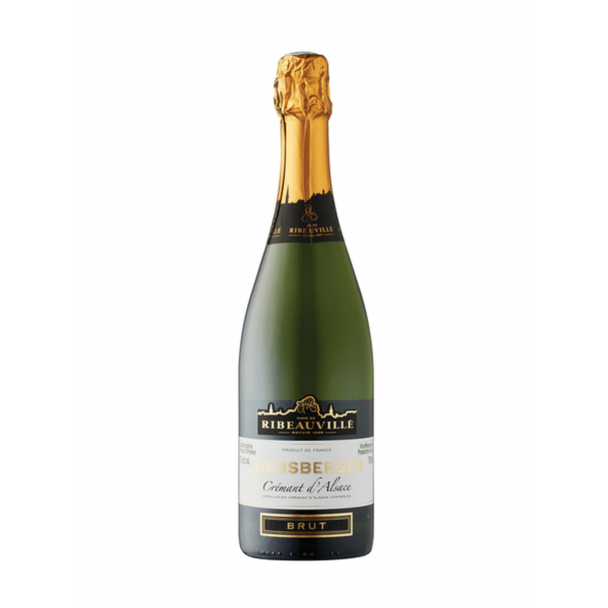 Cave de Ribeauville Giersberger Brut Cremant d'Alsace (750 ml) Delivery ...