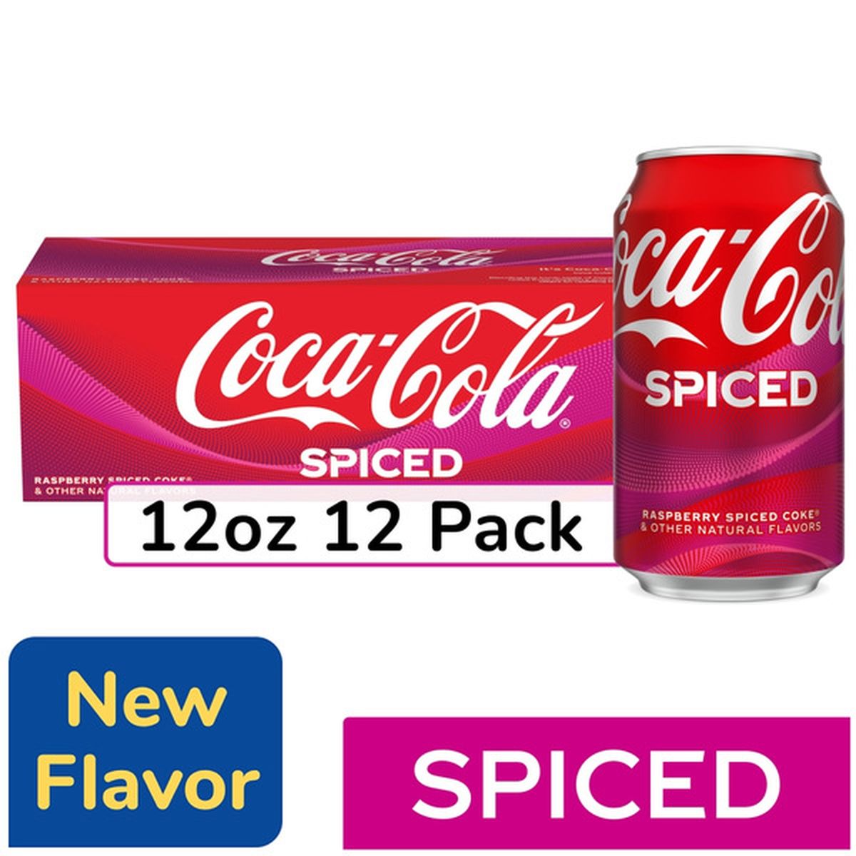 Coca-Cola ® Spiced Raspberry Spiced Coke, Natural Flavor (12 oz ...