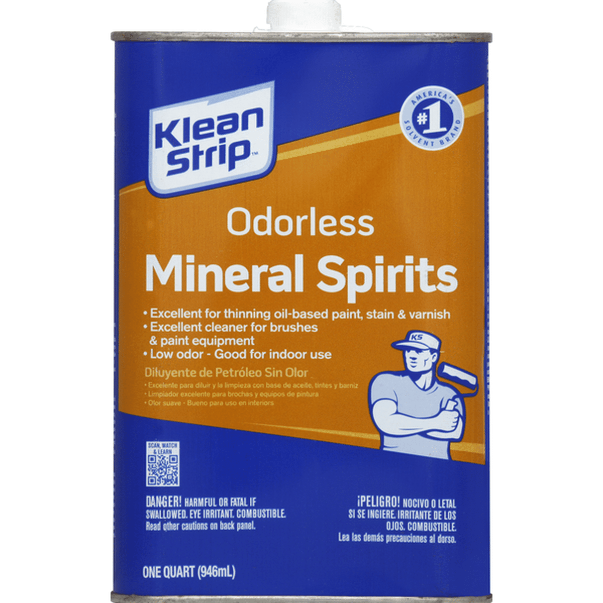 Klean Strip Mineral Spirits Odorless Qt Delivery Or Pickup Near Me