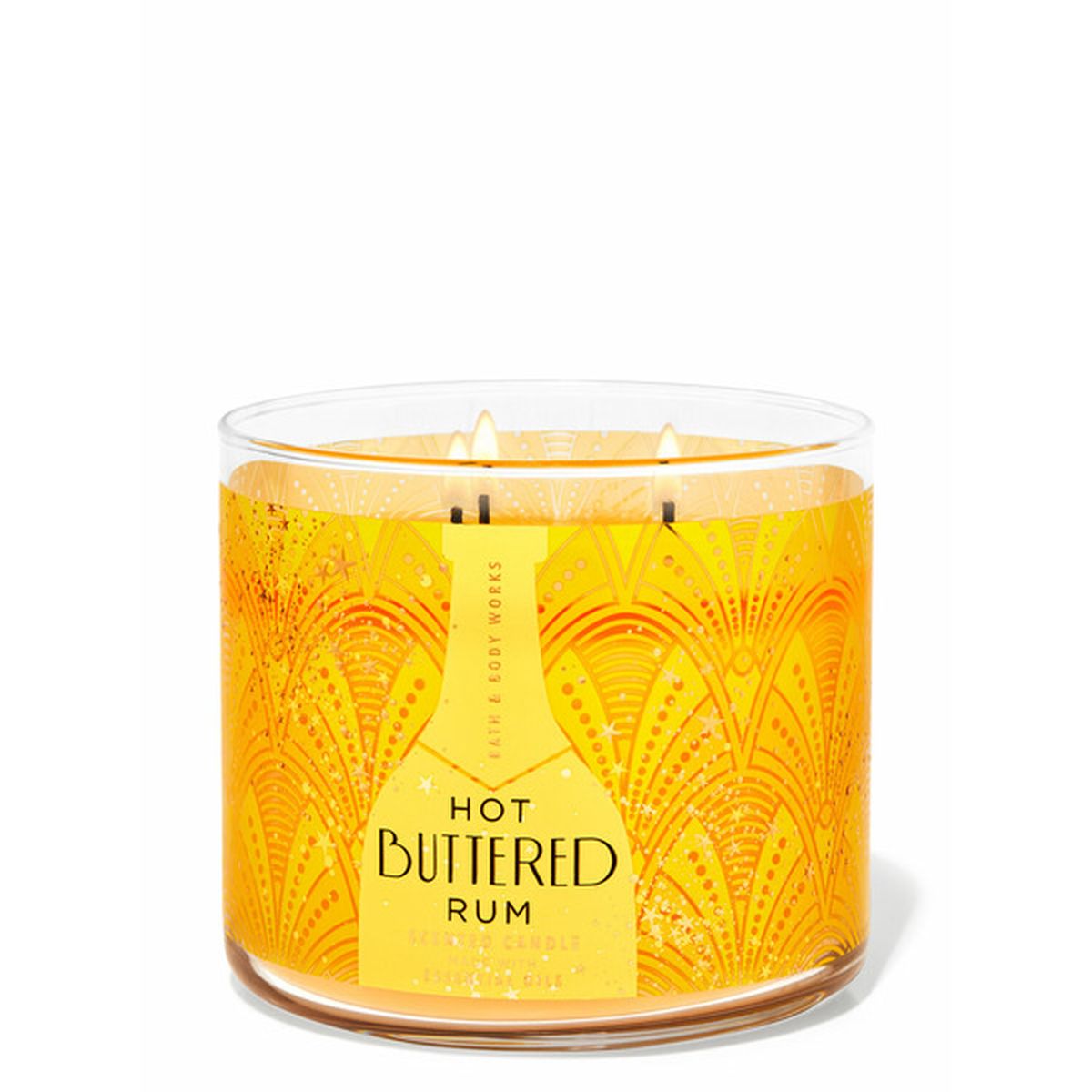 Bath And Body Works Hot Buttered Rum 3 Wick Candle 145 Oz Delivery Or Pickup Near Me Instacart 8606