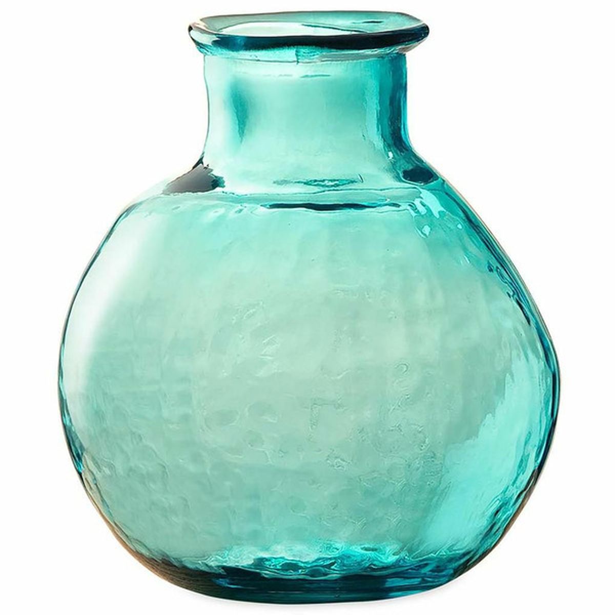 Vivaterra Oval Recycled Glass Balloon Vase Aqua 12 In Delivery Or Pickup Near Me Instacart 2944