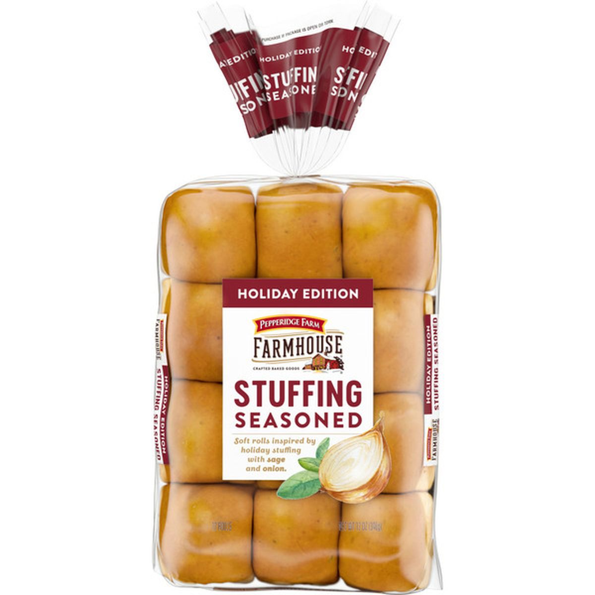 Pepperidge Farm Farmhouse Stuffing Seasoned Dinner Rolls Oz