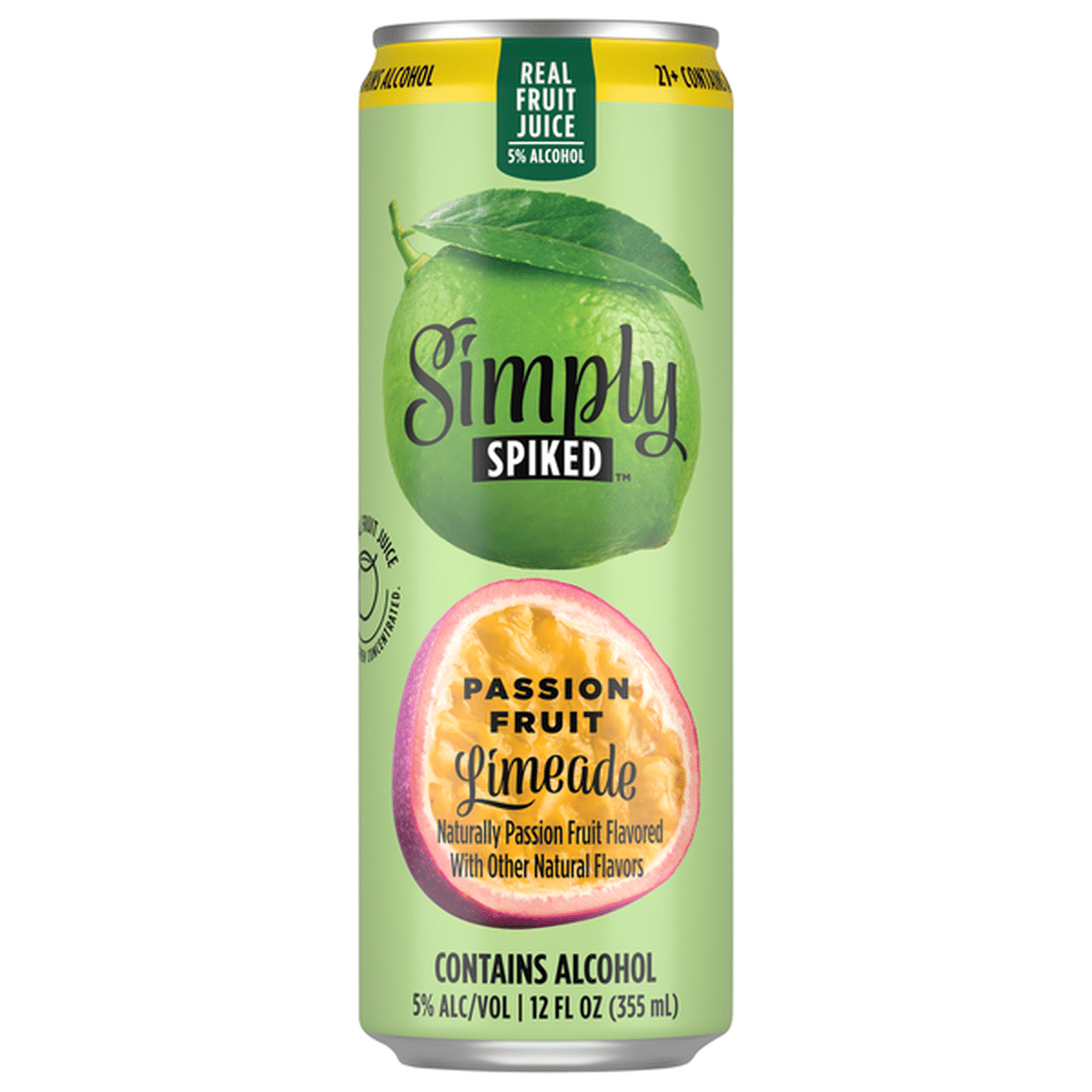 Simply Spiked Beer, Passion Fruit Limeade (12 fl oz) Delivery or Pickup ...