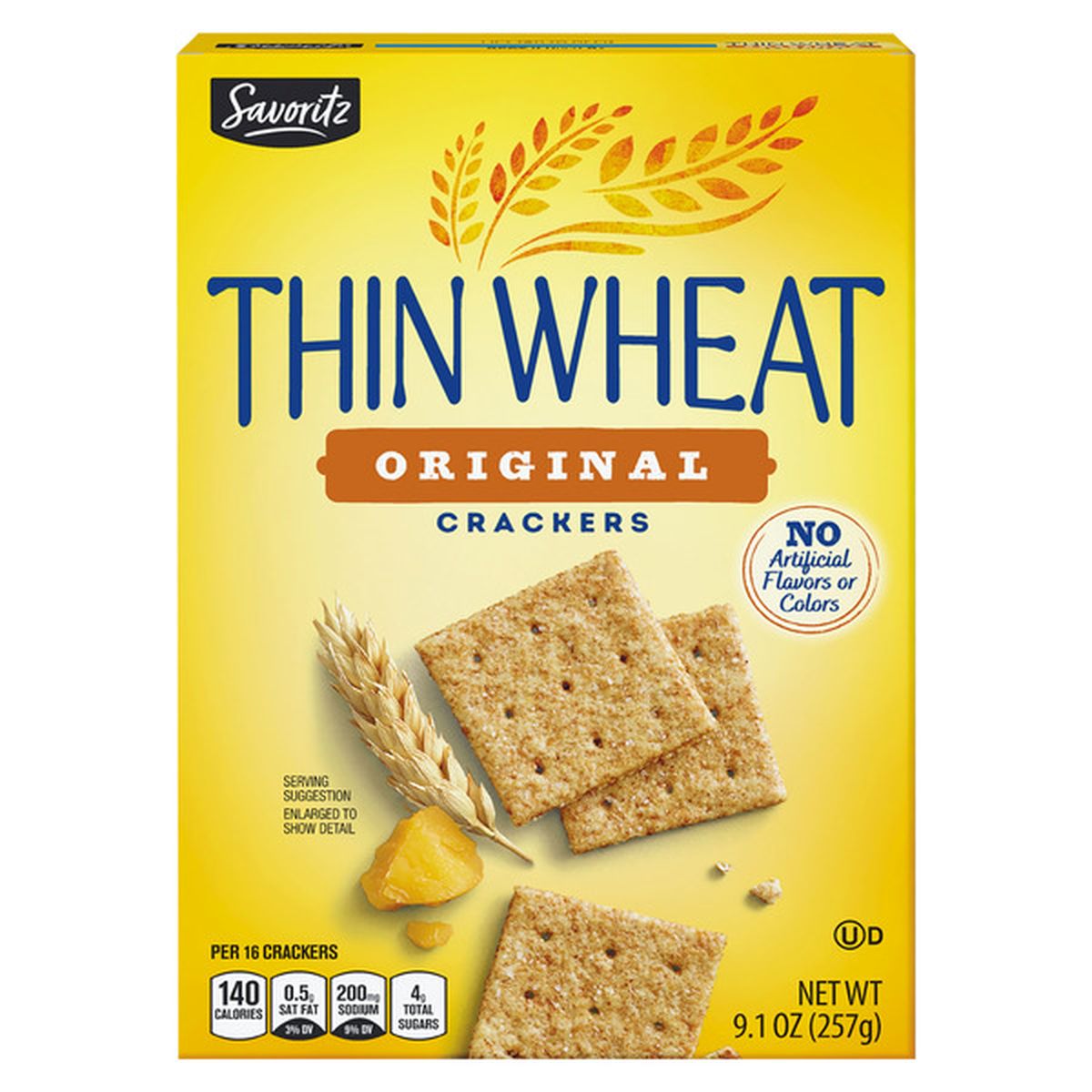 Savoritz Original Thin Wheat Crackers (9.1 oz) Delivery or Pickup Near ...