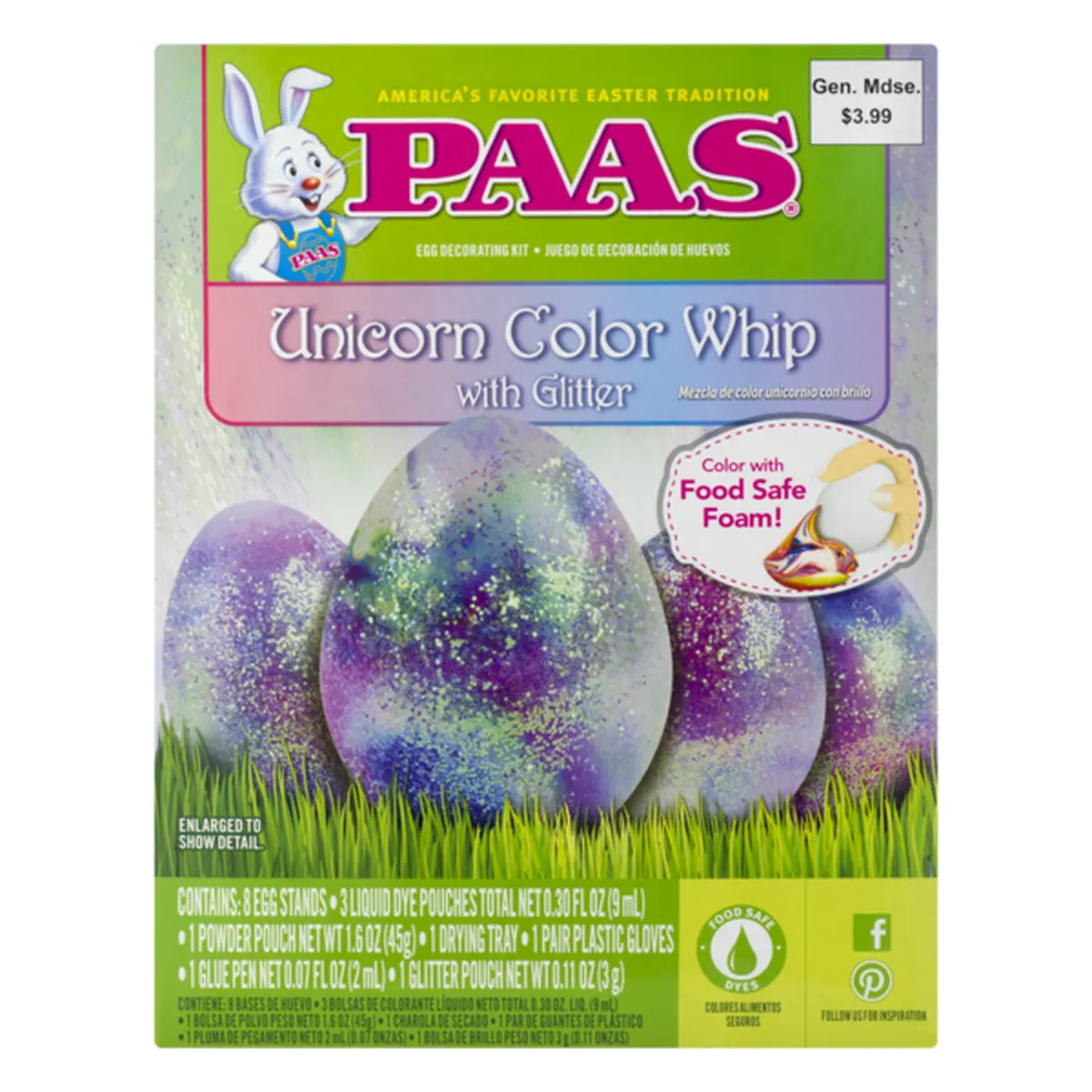 PAAS Unicorn Color Whip with Glitter (1 ct) Delivery or Pickup Near Me ...