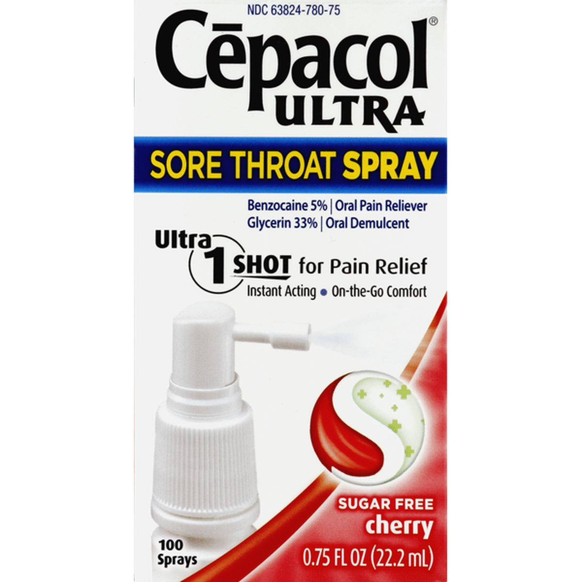 Cepacol Sore Throat Spray, Cherry (0.75 oz) Delivery or Pickup Near Me ...