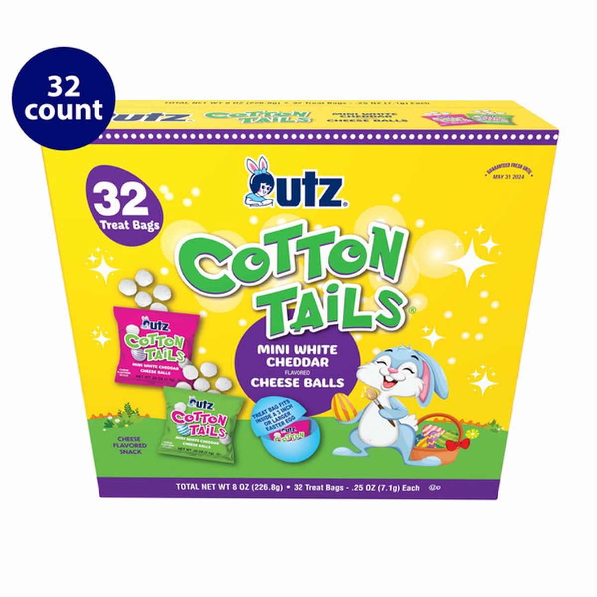 Utz Cotton Tails Mini White Cheddar Cheese Balls (0.25 oz) Delivery or