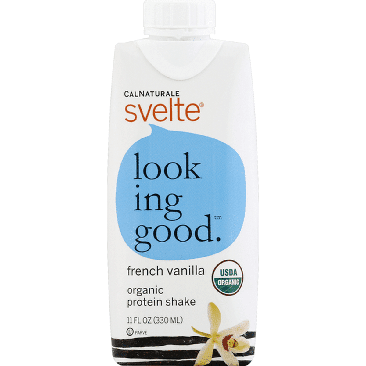 Svelte Protein Shake Organic French Vanilla 11 Oz Delivery Or