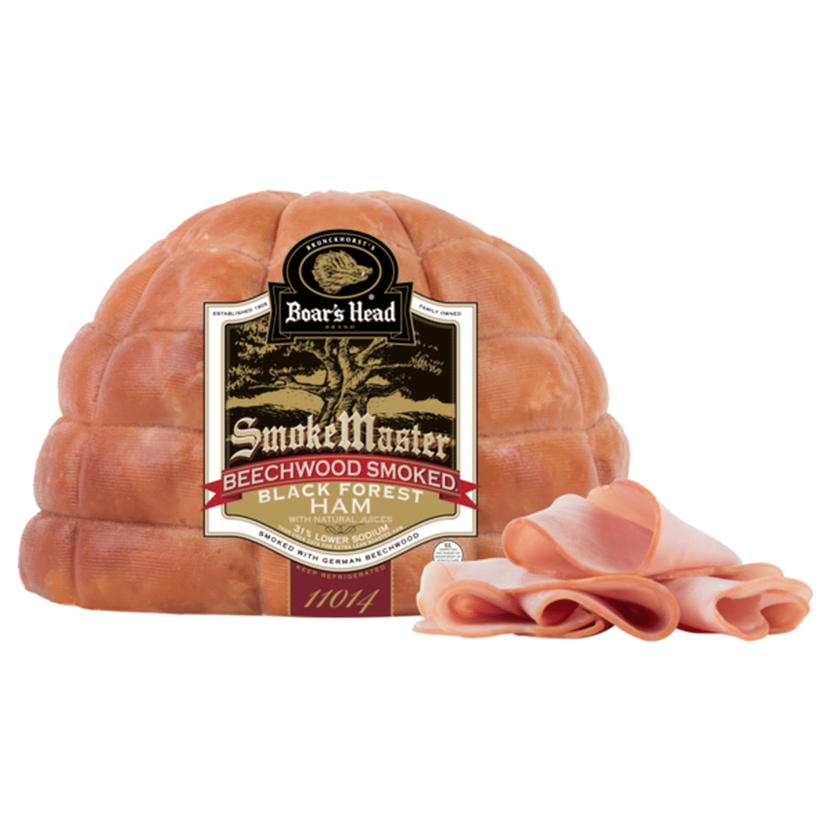 Boar's Head SmokeMaster Beechwood Smoked Black Forest Ham (1 each ...