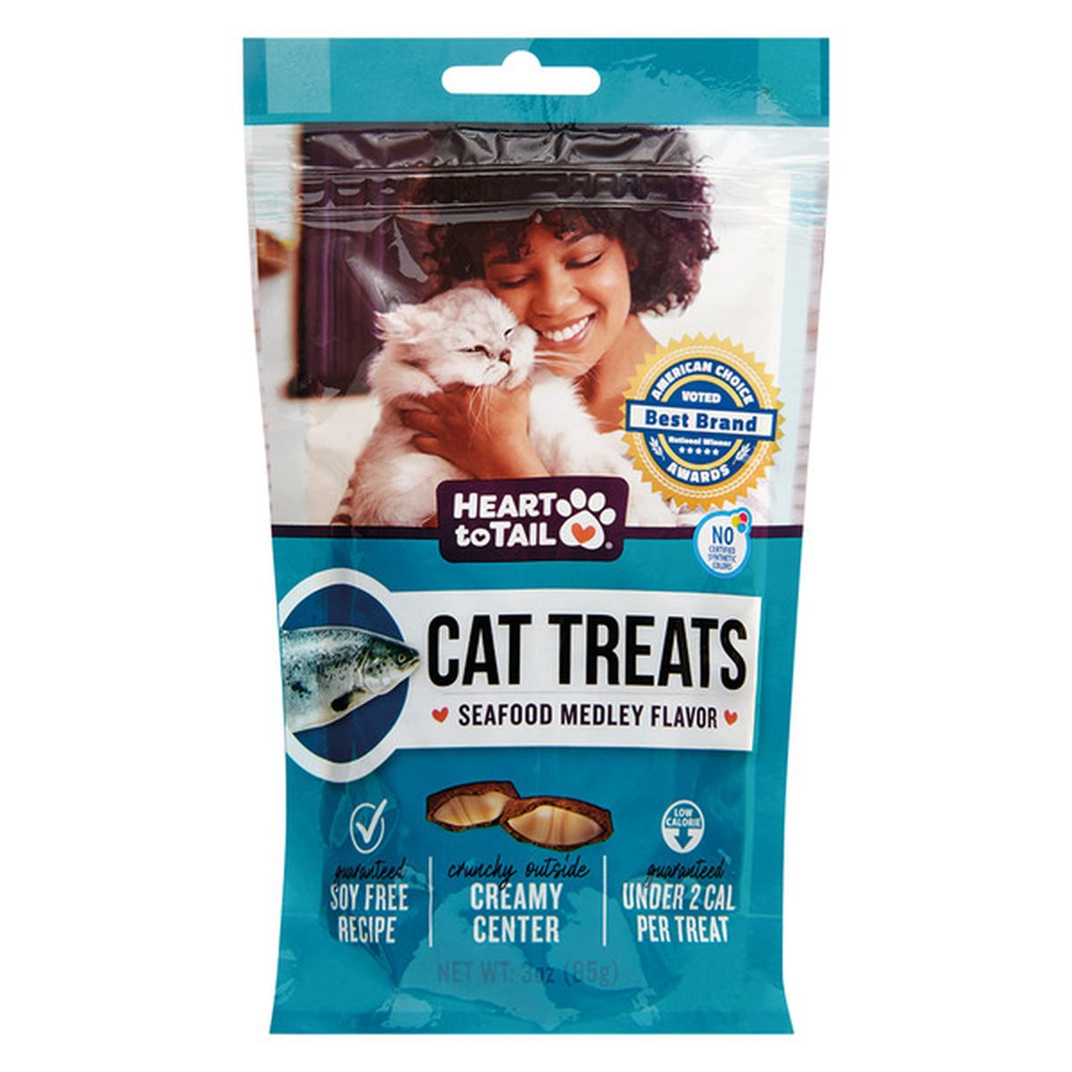 Fashion heart to tail cat treats