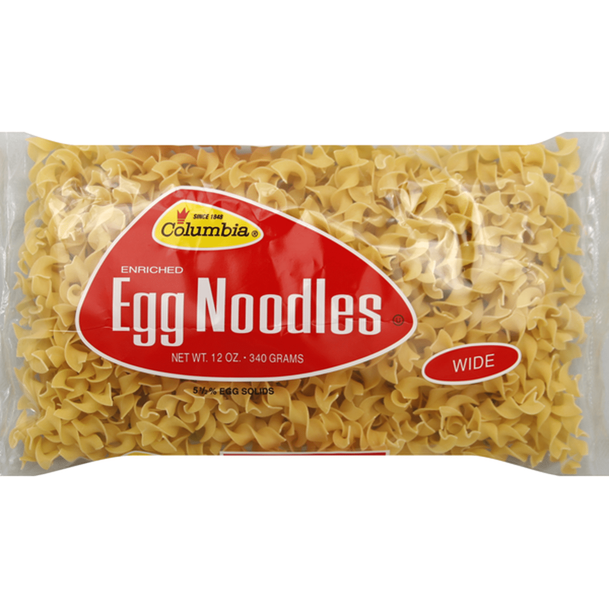 Columbia Egg Noodles, Enriched, Wide (12 oz) Delivery or Pickup Near Me ...