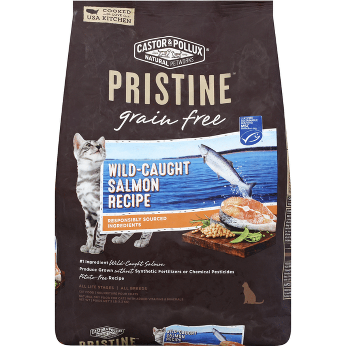 Castor Pollux Cat Food Grain Free Wild Caught Salmon Recipe 3