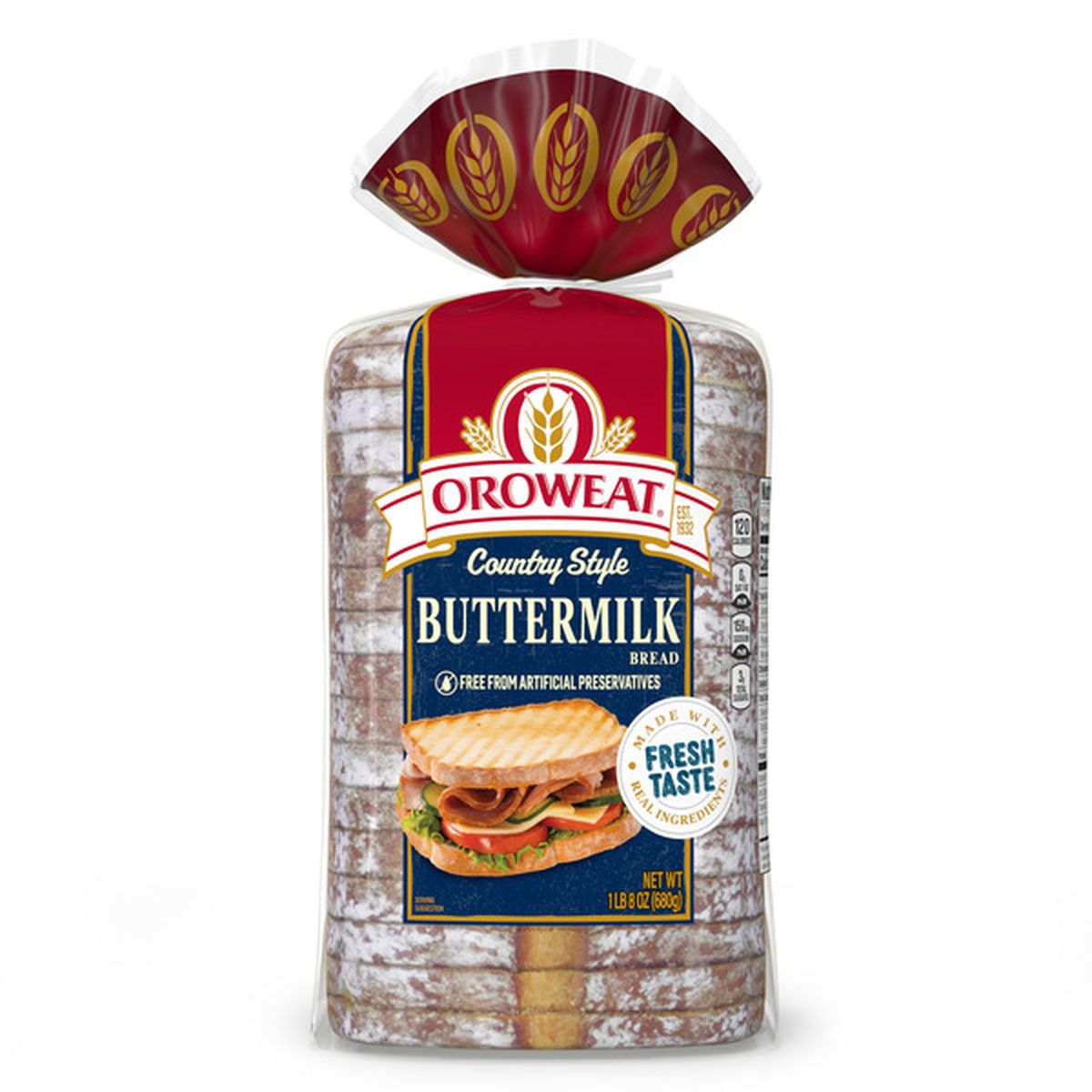 Oroweat Country Buttermilk Bread (24 oz) Delivery or Pickup Near Me ...