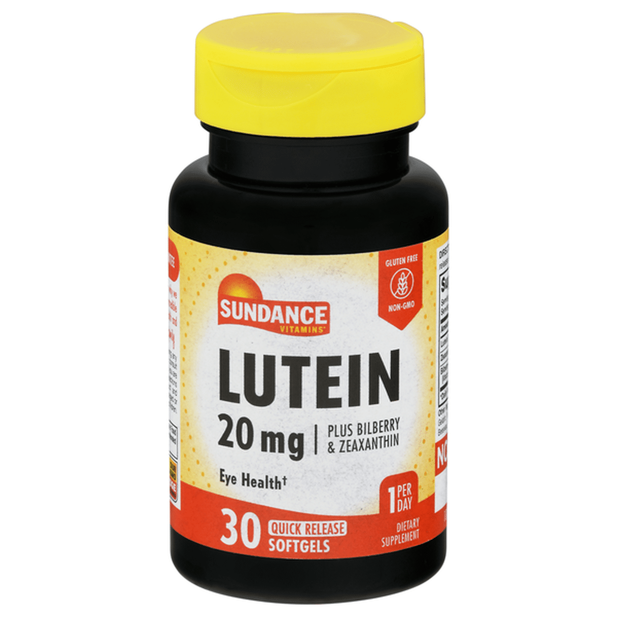 Sundance Vitamins Lutein 20 Mg Quick Release Softgels Plus Bilberry