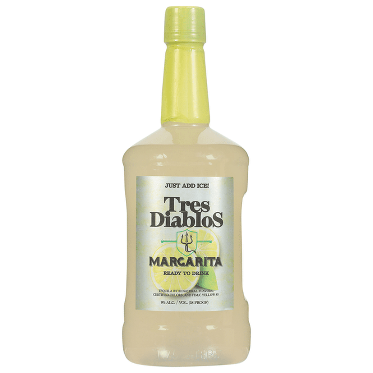 Trés Diablos Ready-To-Drink Margarita (1.75 L) Delivery or Pickup Near Me -  Instacart