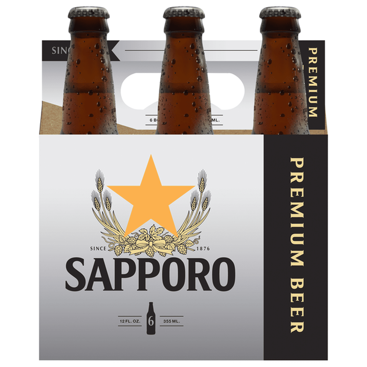 Sapporo Beer, Premium (12 fl oz) Delivery or Pickup Near Me 