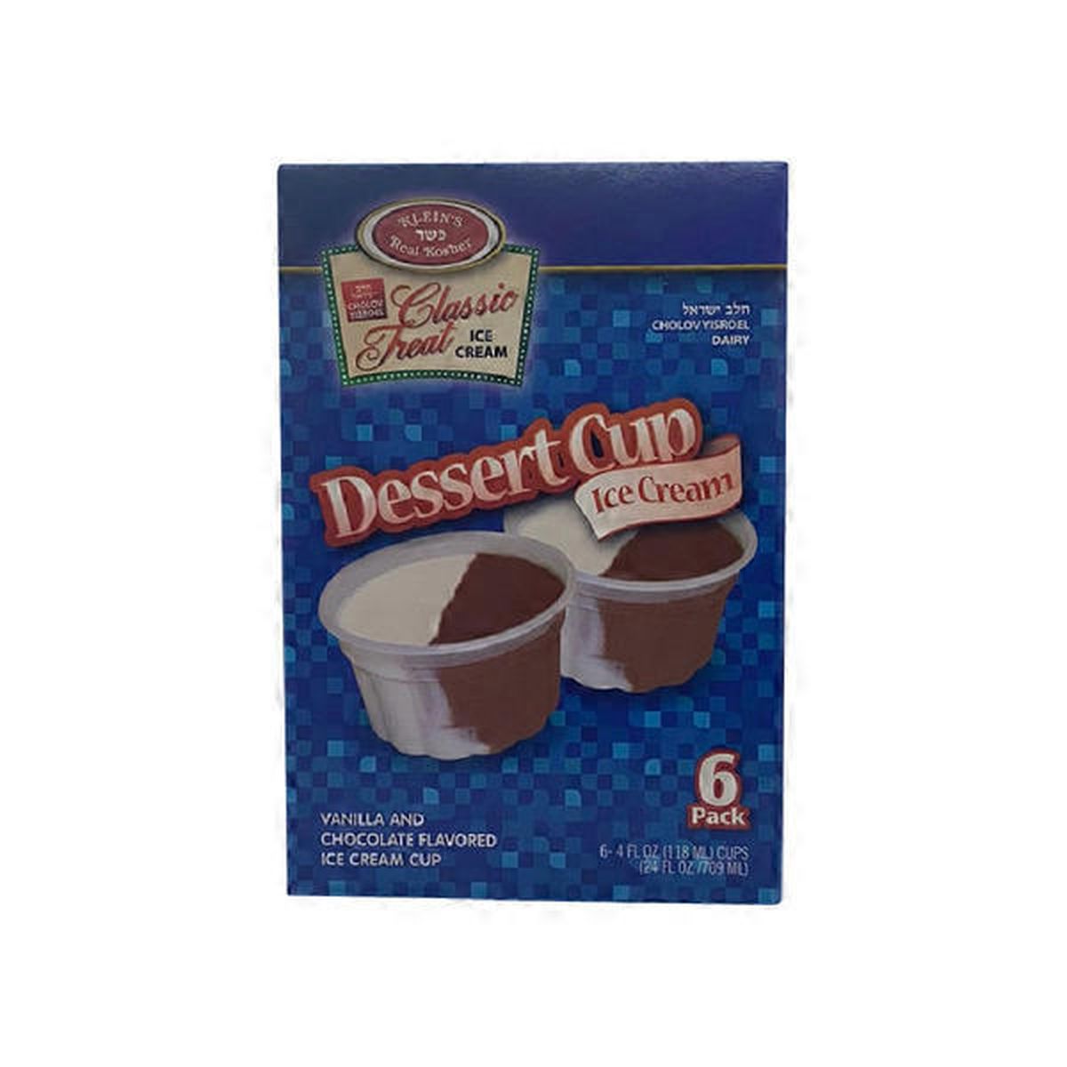 Klein S Real Kosher Classic Treat Vanilla And Chocolate Flavored Ice