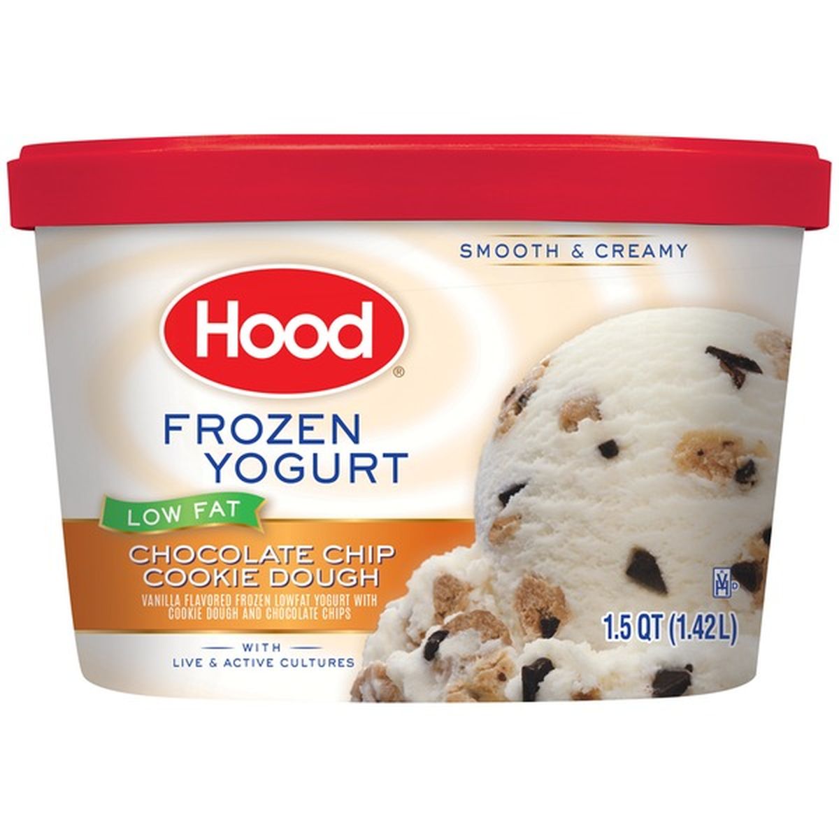 Hood Low Fat Chocolate Chip Cookie Dough Frozen Yogurt (1.5 qt) Delivery or  Pickup Near Me - Instacart