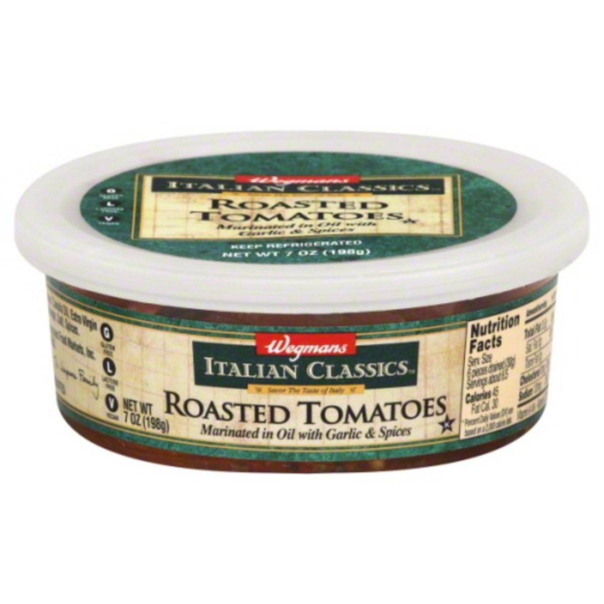 Wegmans Italian Classics Roasted Tomatoes 7 Oz Delivery Or Pickup Near Me Instacart