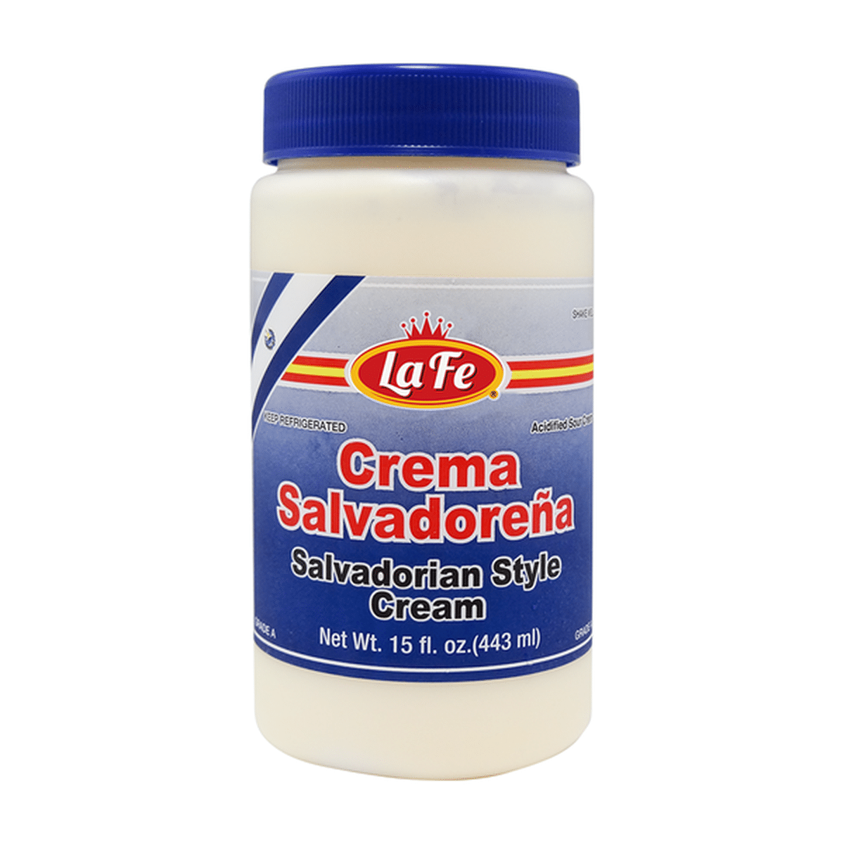 La Fe Crema Salvadoreña, Salvadorian Style Cream (15 fl oz) Delivery or