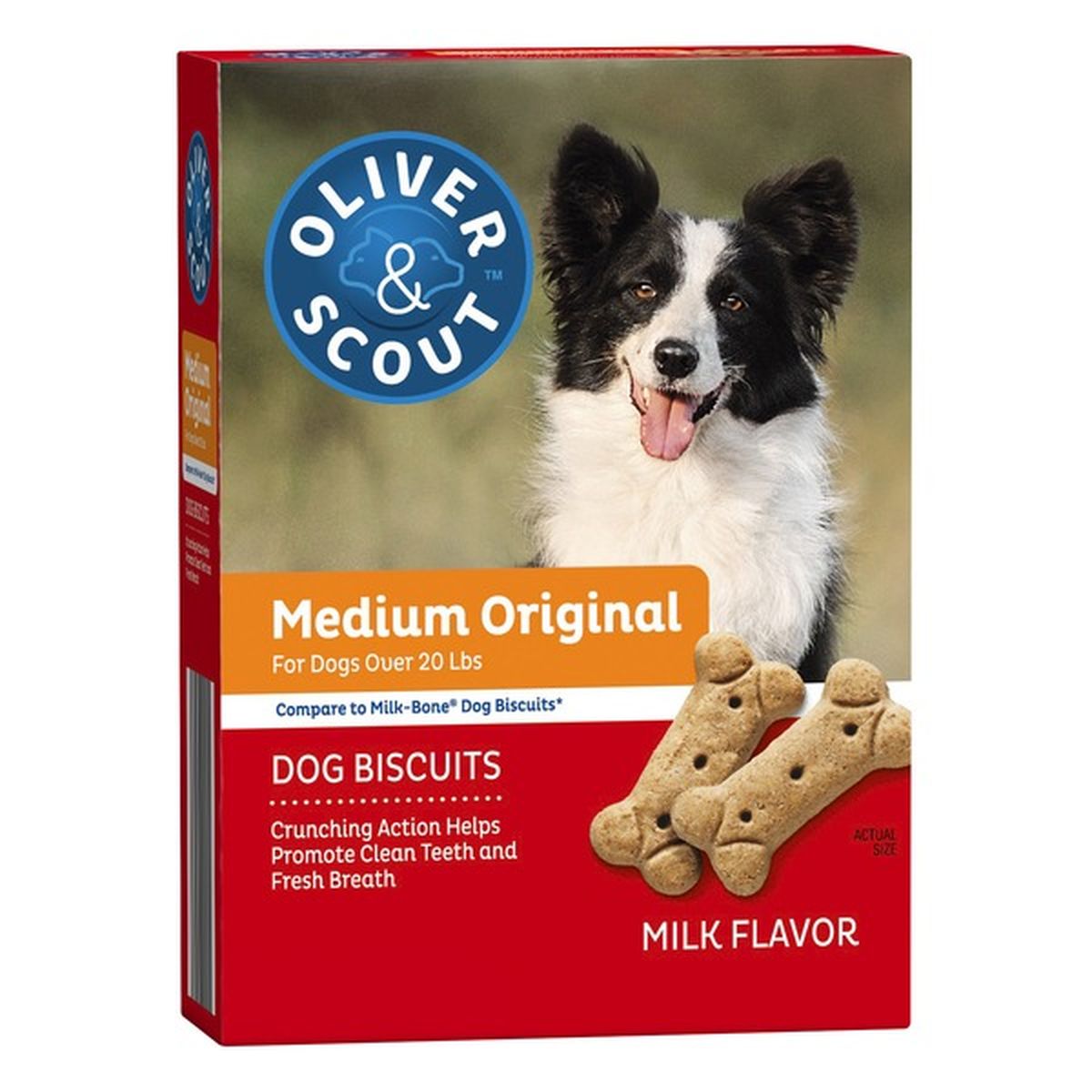 Oliver Scout MILK FLAVOR Medium Original DOG BISCUITS 24 oz