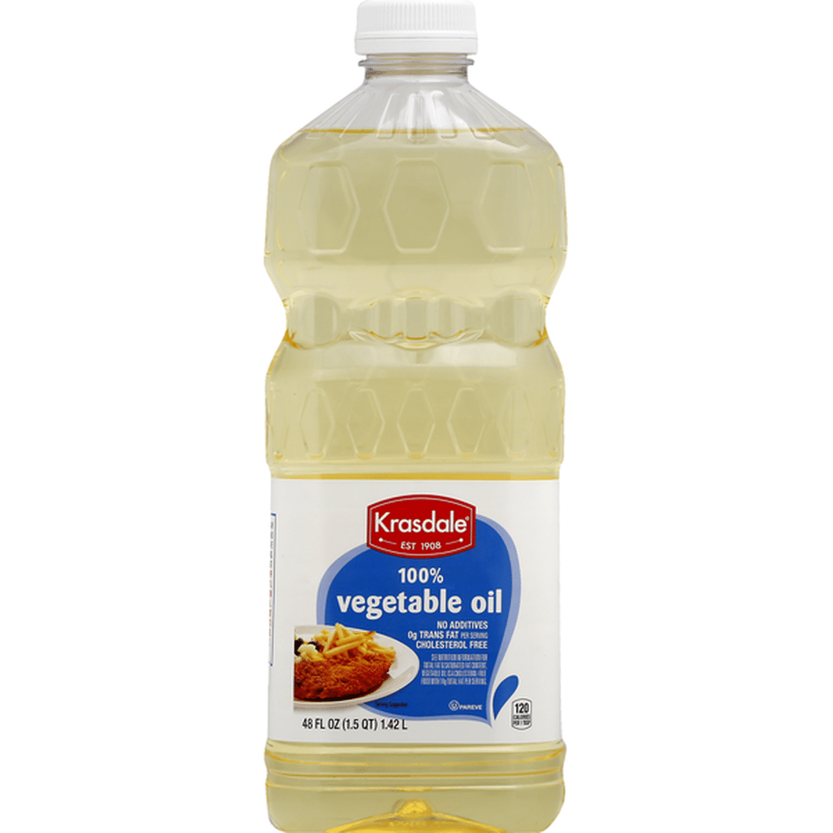 Krasdale Vegetable Oil, 100% (48 Fl Oz) Delivery Or Pickup Near Me 