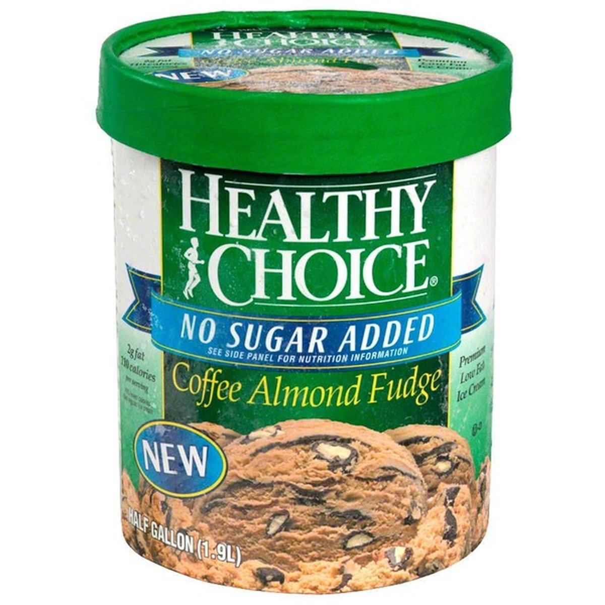 Healthy Choice Premium Low Fat Ice Cream Coffee Almond Fudge 64 Gal Delivery Or Pickup Near