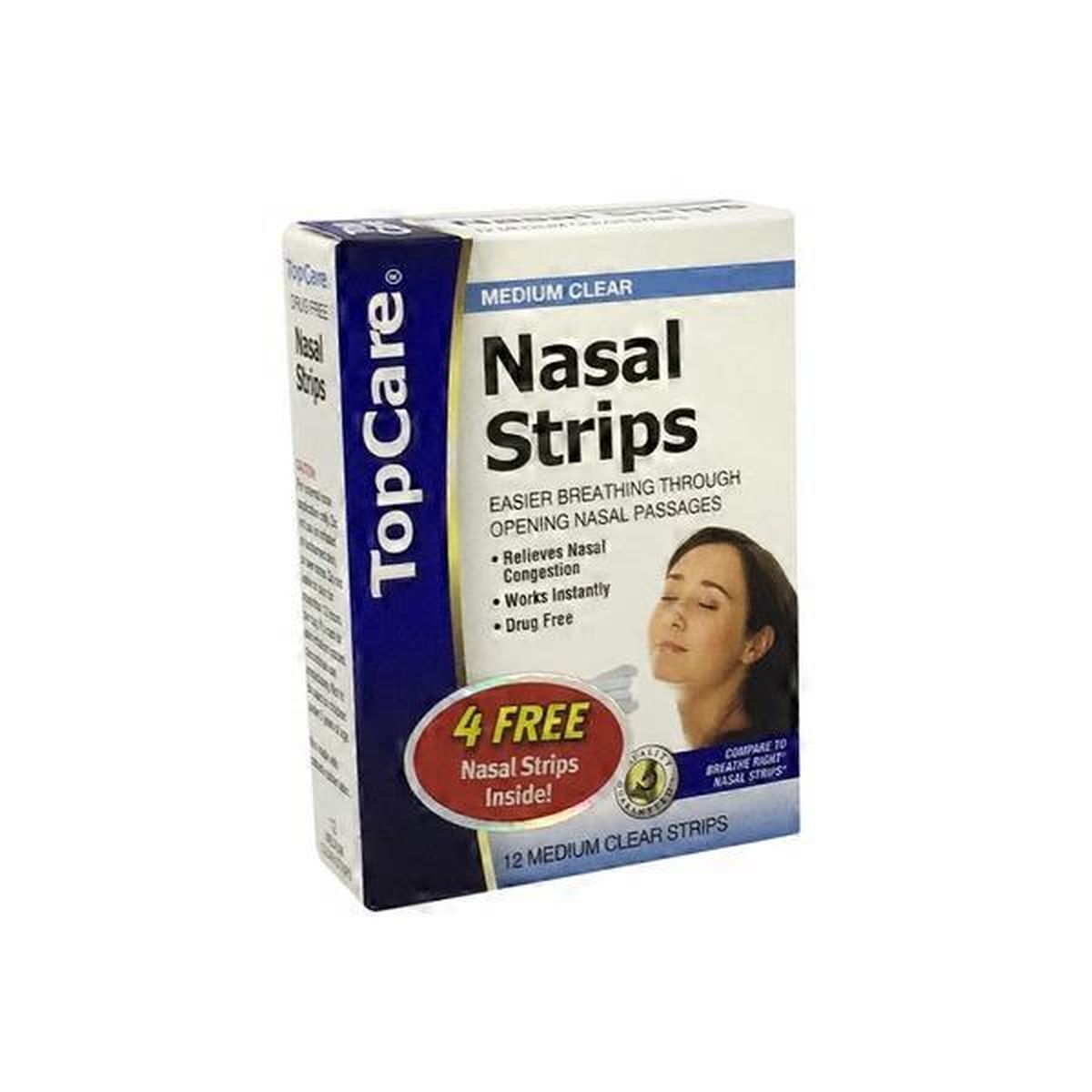 TopCare Clear Nasal Strips (12 ct) Delivery or Pickup Near Me - Instacart