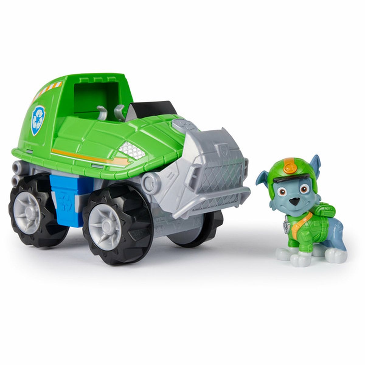 Kids' Paw Patrol Jungle Pups Rocky Turtle Vehicle With Figure Toys (1 ...