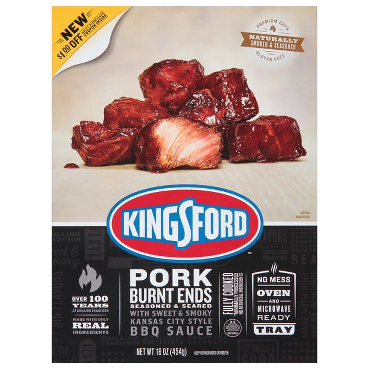 Kingsford Pork Burnt Ends Seasoned And Seared 16 Oz Delivery Or