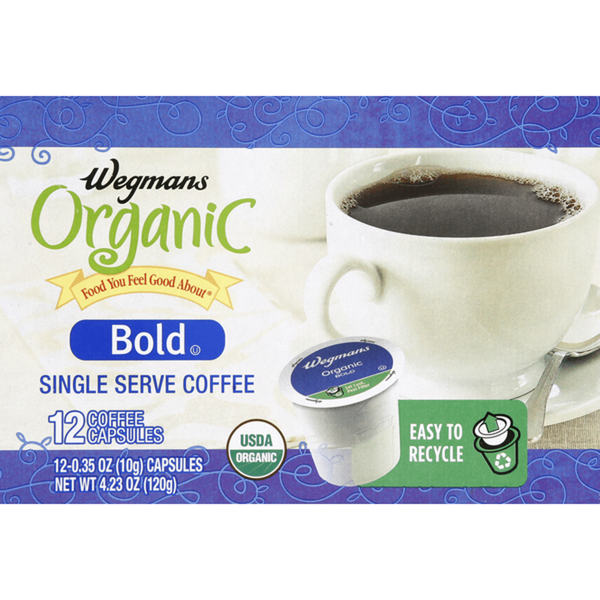 Wegmans Organic Food You Feel Good About Bold Single Serve Coffee