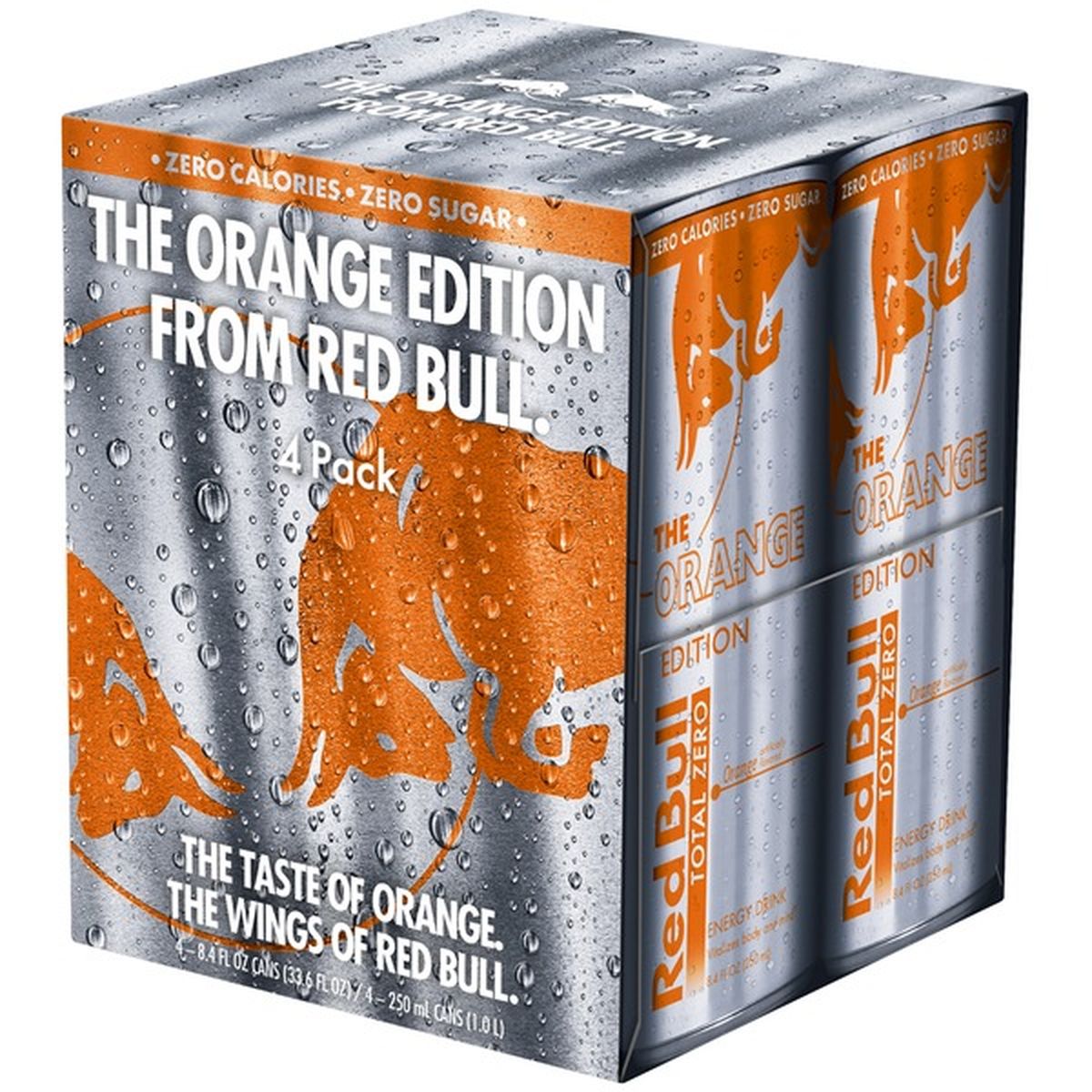 Red Bull The Orange Edition Total Zero Tropical Orange Energy Drink